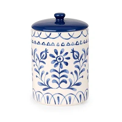 Kirkland's Mosaic Ceramic Canister In Multi