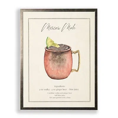 Kirkland's Moscow Mule Framed Art Print In Red