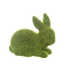 Kirkland's Moss Flocked Bunny Figurine In Green