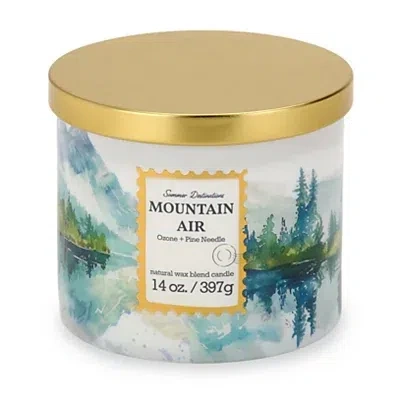 Kirkland's Mountain Air 3-wick Jar Candle In Blue
