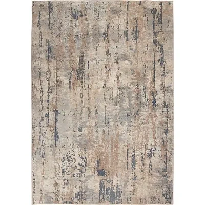 Kirkland's Multi Tally Textured Area Rug In Brown