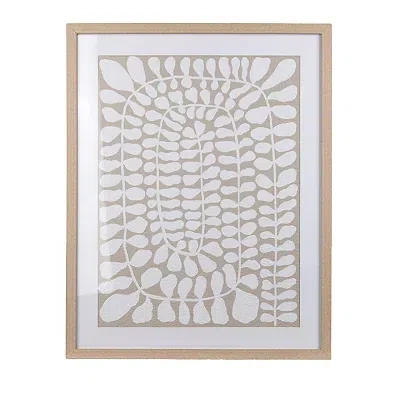 Kirkland's Muted Motion Leaves Framed Art Print In Multi