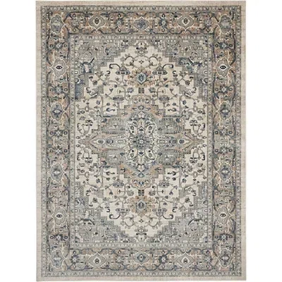 Kirkland's Nadia Medallion Area Rug In Gray