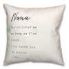 Kirkland's Nana I've Loved You My Entire Life White Pillow In Multi