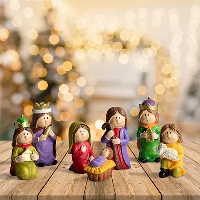 Kirkland's Nativity Set In Multi