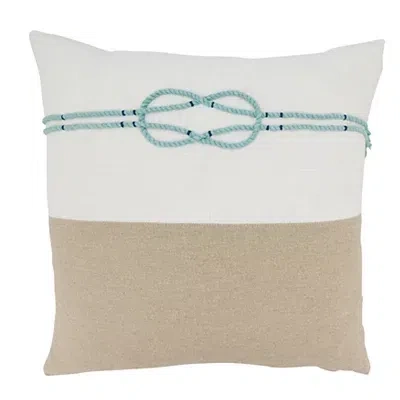 Kirkland's Nautical Knot Throw Pillow In Neutral