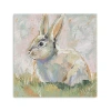 Kirkland's Neutral Bunny Canvas Art Print In Multi