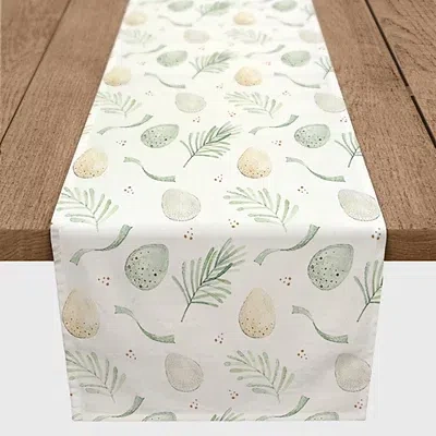 Kirkland's Neutral Eggs And Ribbon Table Runner In Multi