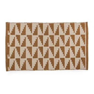 Kirkland's Neutral Geometric Pattern Scatter Rug In Multi