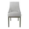 Kirkland's Neutral Upholstered Barrel Dining Chair In Multi