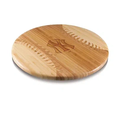 Kirkland's New York Yankees Bamboo Cheese Board In Brown