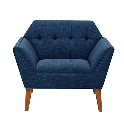 Kirkland's Newman Mid-century Accent Chair In Blue