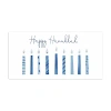Kirkland's Nine Candles Of Hanukkah Canvas Art Print In Blue