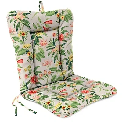 Kirkland's Norah Tropical Outdoor Wrought Iron Chair Cushion In Multi