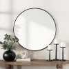Kirkland's Nouveau Linear Round Mirror In Black