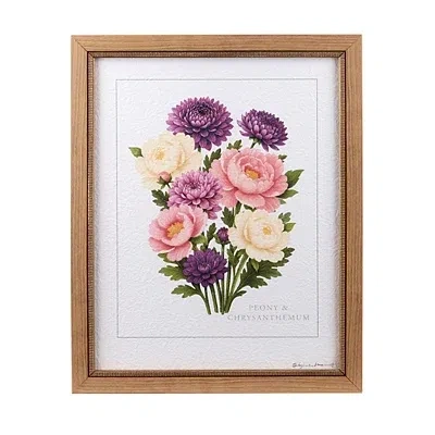 Kirkland's November Chrysanthemum And Peony Framed Art Print In Multi