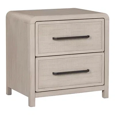 Kirkland's Oak Wood Modern Nightstand In Brown