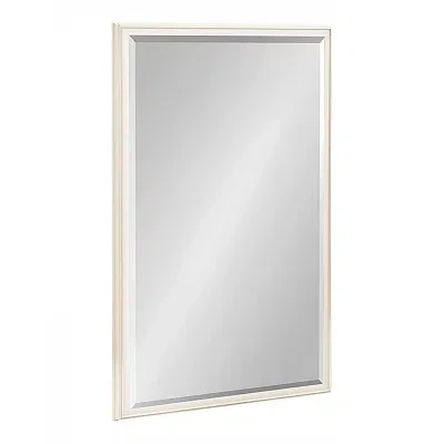 Kirkland's Oakhurst Rectangle Wall Mirror In White