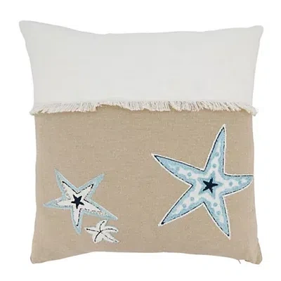 Kirkland's Ocean Breeze Starfish Throw Pillow In Neutral