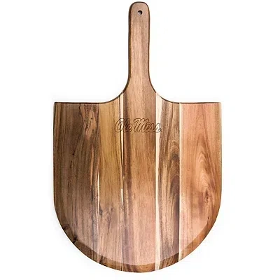 Kirkland's Ole Miss Rebels Acacia Wood Pizza Peel In Brown