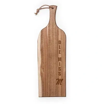 Kirkland's Ole Miss Rebels Acacia Wood Serving Board In Brown
