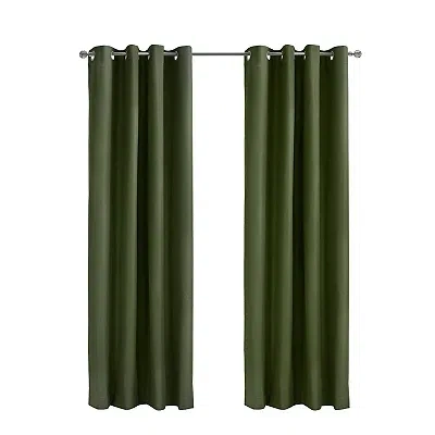 Kirkland's Olive Alpine Blackout Curtain Panel In Green