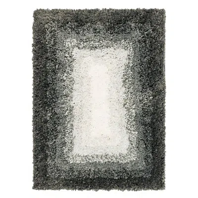 Kirkland's Ombre Border Bath Mat In Gray