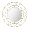 Kirkland's Open Fractal Frame Round Mirror In Multi