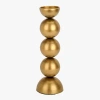 Kirkland's Orb Pillar Candle Holder In Gold