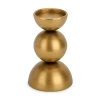 Kirkland's Orb Pillar Candle Holder In Gold