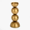 Kirkland's Orb Pillar Candle Holder In Gold
