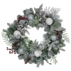 Kirkland's Ornaments And Frosted Cedar Berries Wreath In Multi