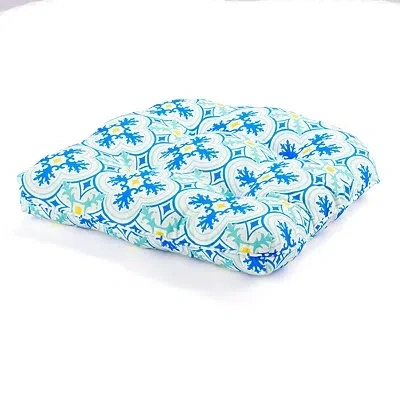 Kirkland's Ornate Tufted Outdoor Chair Cushion In Multi