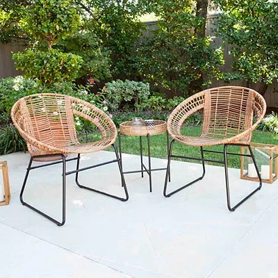 Kirkland's Outdoor Conversation Set In Brown