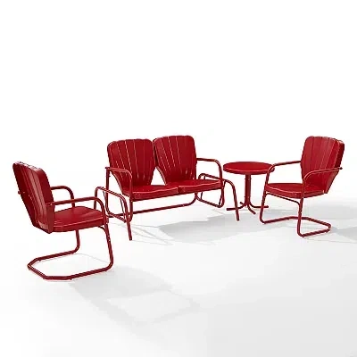Kirkland's Outdoor Conversation Set In Red