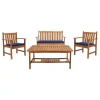 Kirkland's Outdoor Furniture Set In Brown