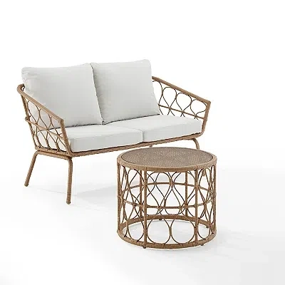 Kirkland's Outdoor Loveseat Set In White
