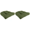 Kirkland's Outdoor Wicker Chair Cushions In Green