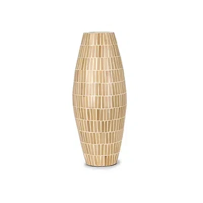 Kirkland's Oval Bamboo Floor Vase In Brown