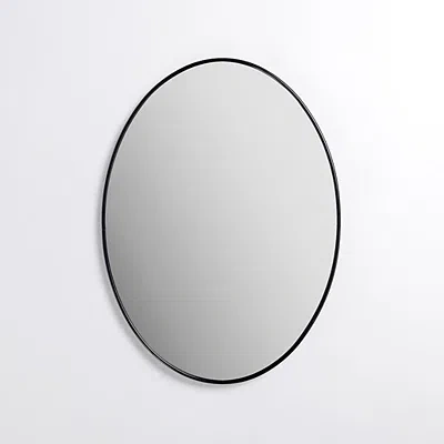 Kirkland's Oval Black Nouveau Linear Wall Mirror
