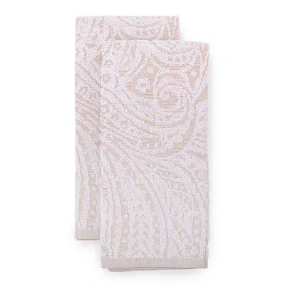 Kirkland's Paisley Jacquard Kitchen Towels In Brown