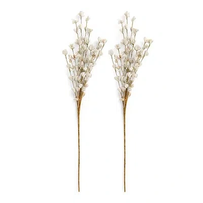 Kirkland's Paper Flower Sprays In White