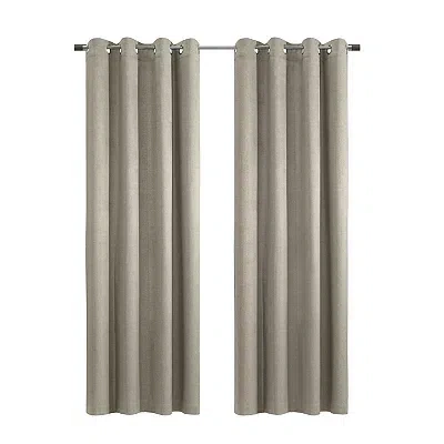 Kirkland's Paris Velvet Blackout Curtain Panel In Gray