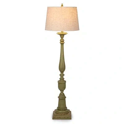 Kirkland's Parlor Floor Lamp In White