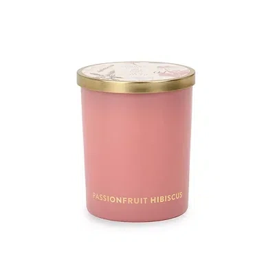 Kirkland's Passionfruit Hibiscus 2-wick Jar Candle In Pink