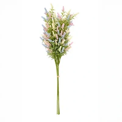 Kirkland's Pastel Heather And Greenery Stem In Multi