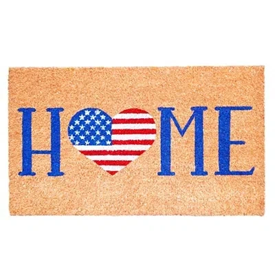 Kirkland's Patriotic Home Doormat In White