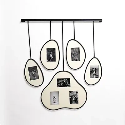 Kirkland's Paw Print Collage Frame In White