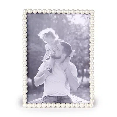Kirkland's Pearl Beaded Picture Frame In White