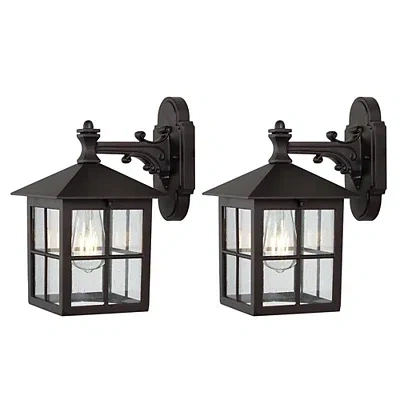 Kirkland's Penryn Outdoor Wall Sconces In Black